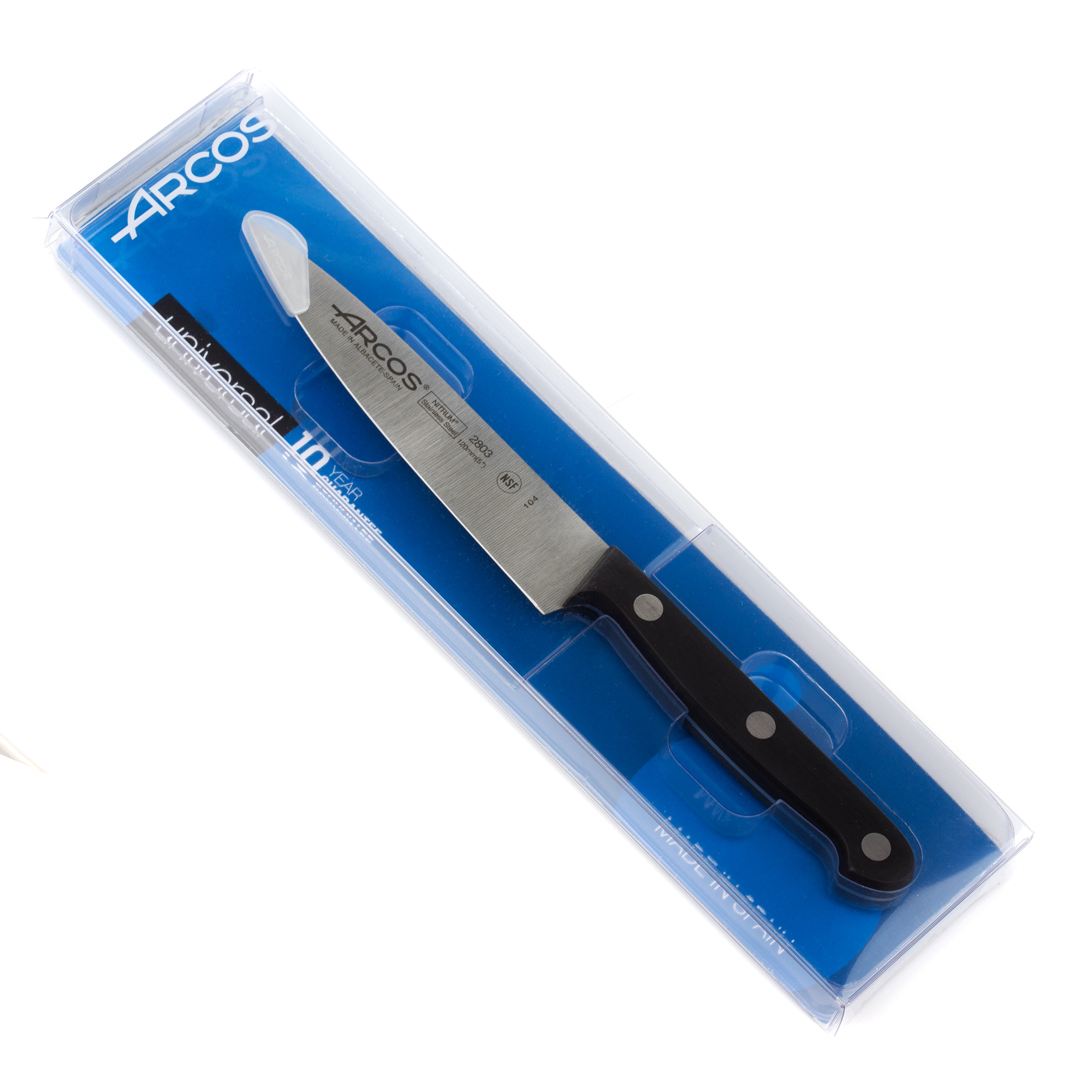 Нож поварской Arcos Universal 12 см, цвет стальной - фото 3