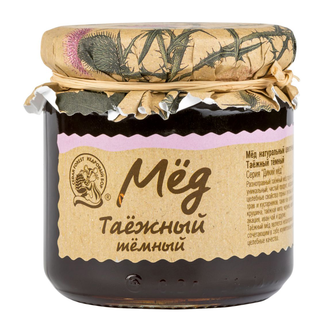 мёд натуральный цветочный кедровый бор гречишный 245 г Мед цветочный Кедровый Бор Таежный 245 г