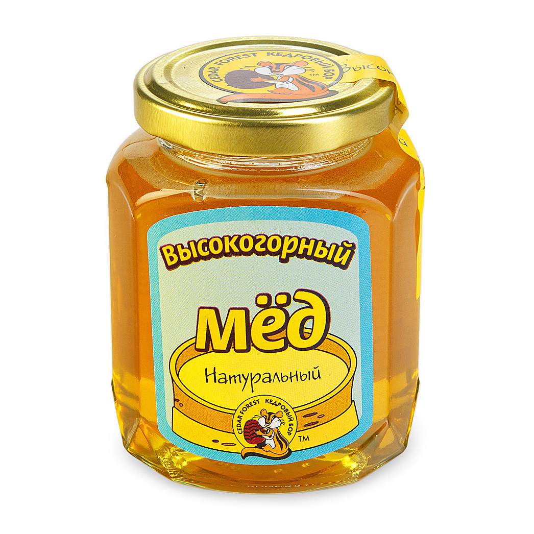 мёд натуральный цветочный кедровый бор гречишный 245 г Мед натуральный Кедровый бор Высокогорный 245 г