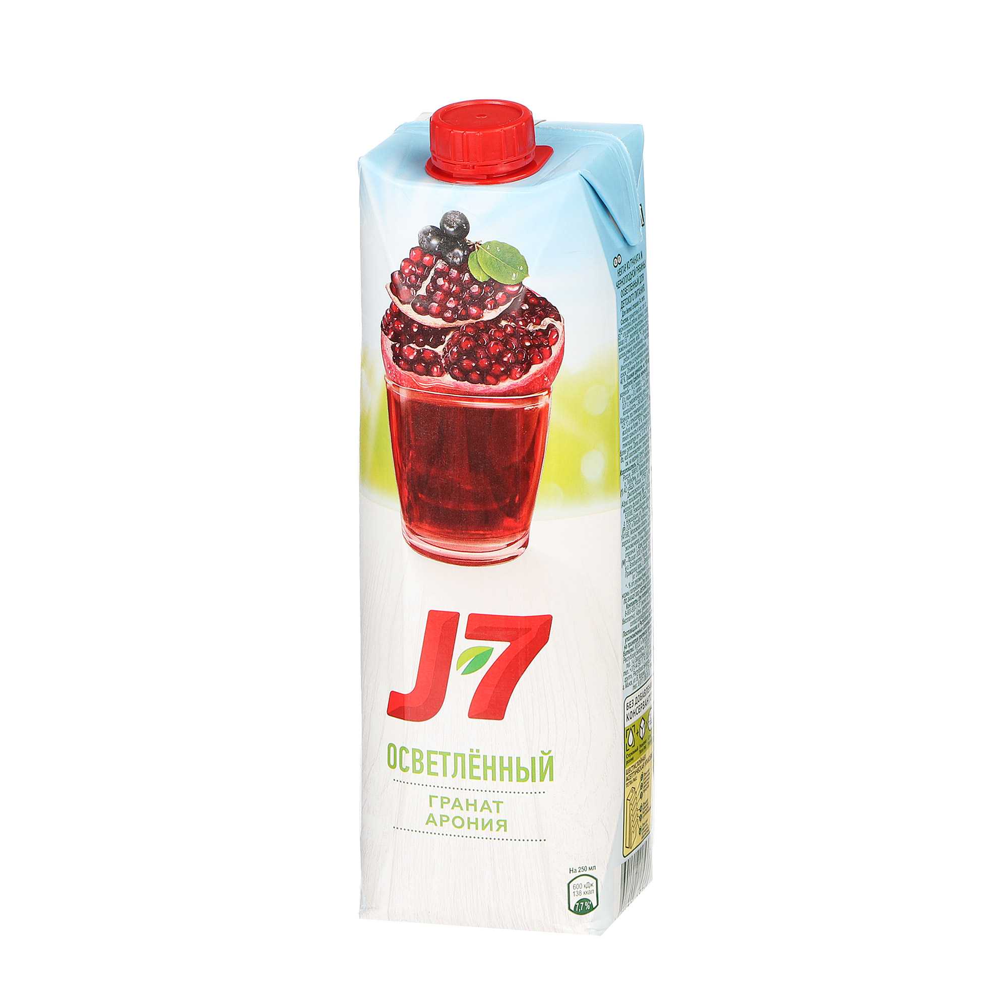 Нектар J7 гранатовый розовый 0,97 л нектар добрый мультифрукт 2 литра