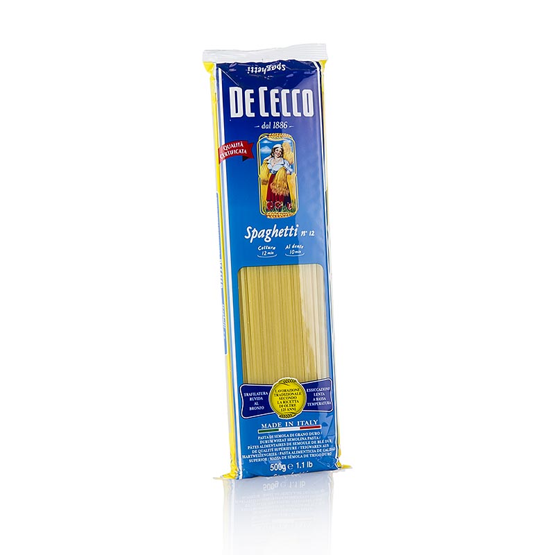 Спагетти De Cecco №12 500 г ложка для спагетти tescoma