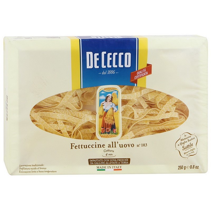 Макаронные изделия De Cecco Феттуччини №103 250 г макаронные изделия fettuccine n 103 de cecco 250 г