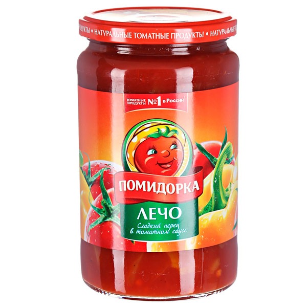 Лечо Помидорка натуральное 720 г лечо mikado в томатном соусе 670 г