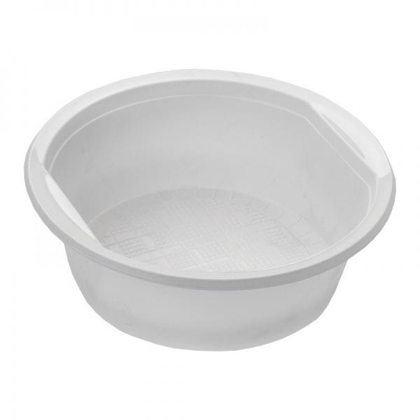 Миска для супа 0.6л белая 12 шт миска пластиковая медленное кормление18 х 18 5 х 5 5 см голубая