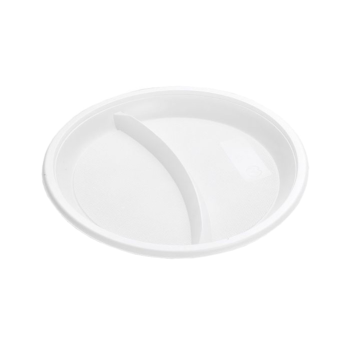 Набор тарелок Мистерия белые 2 секции 21 см 12 шт набор тарелок мистерия желтые 21 см 12 шт