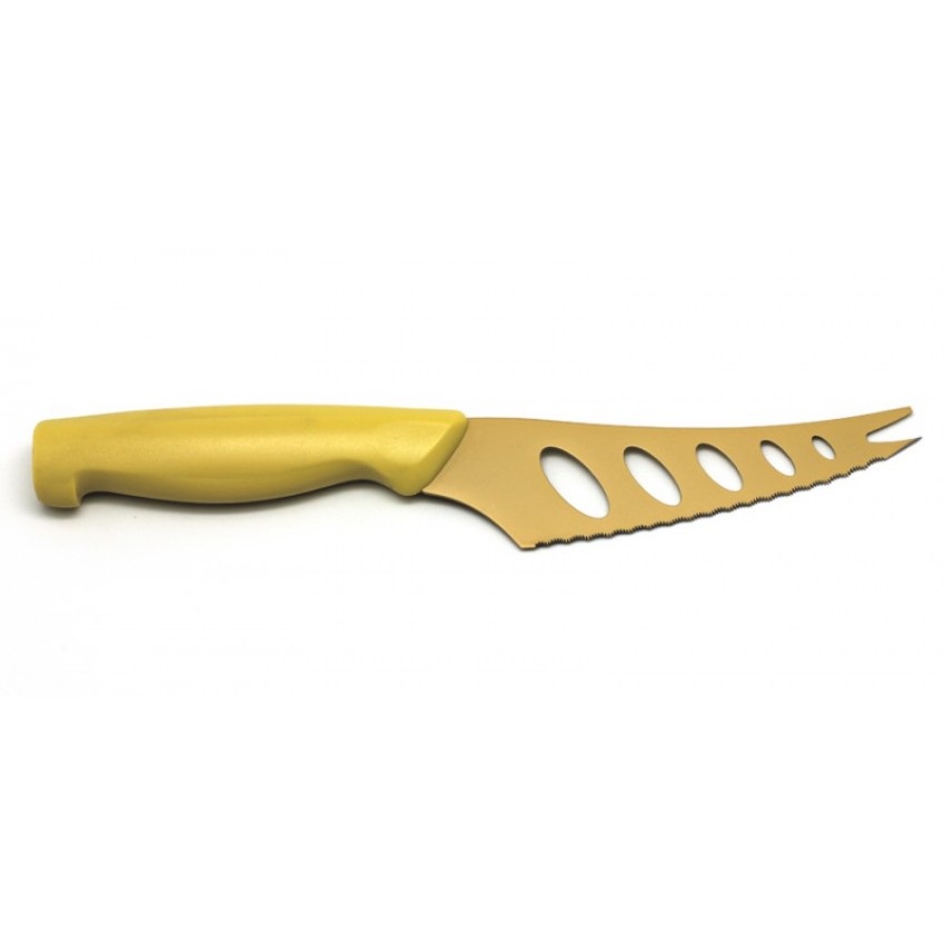 нож для сыра atlantis 14 см нерж сталь пластик Нож для сыра 13см желтый Atlantis