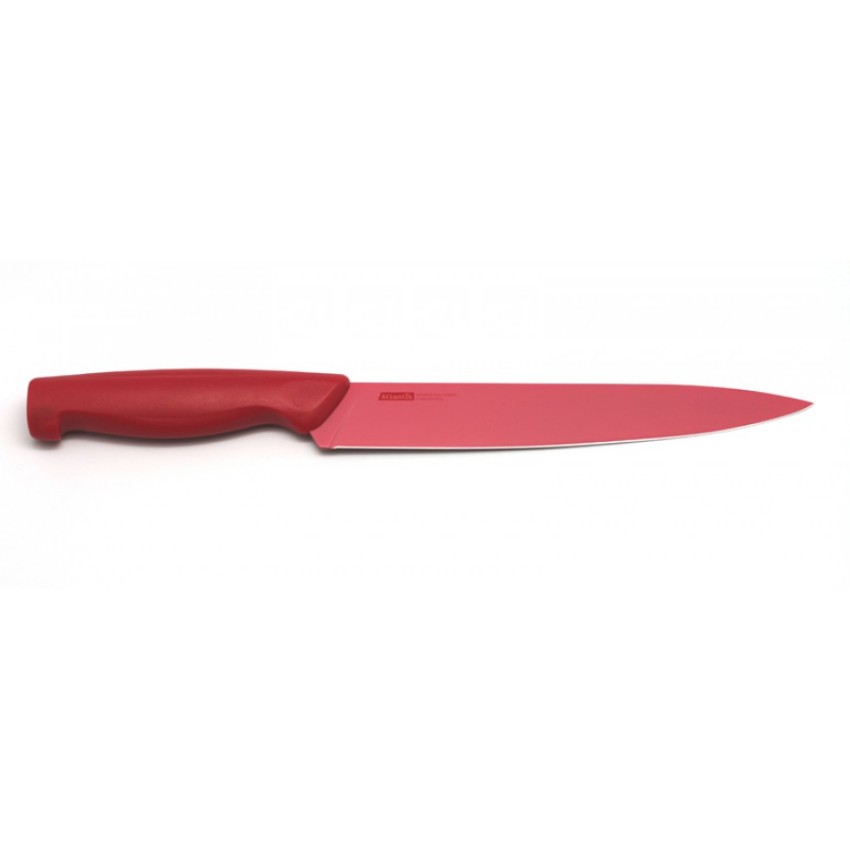 нож для нарезки 20см серия corrida agness Нож для нарезки 20см красный Atlantis
