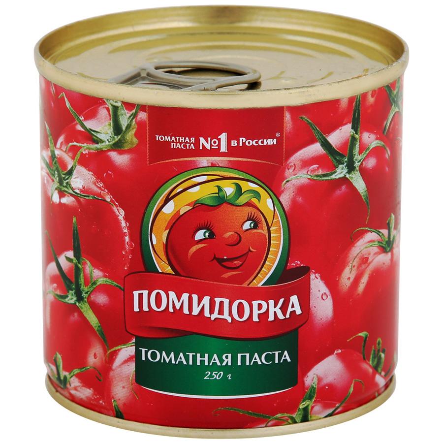 Паста Помидорка томатная, 250 г паста томатная помидорка 100% натуральная 270 г