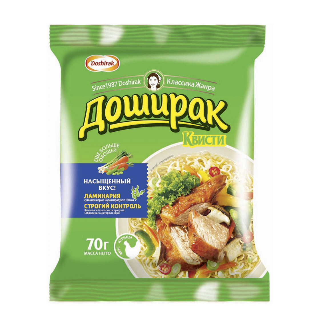 

Лапша Доширак Квисти Курица 70 г