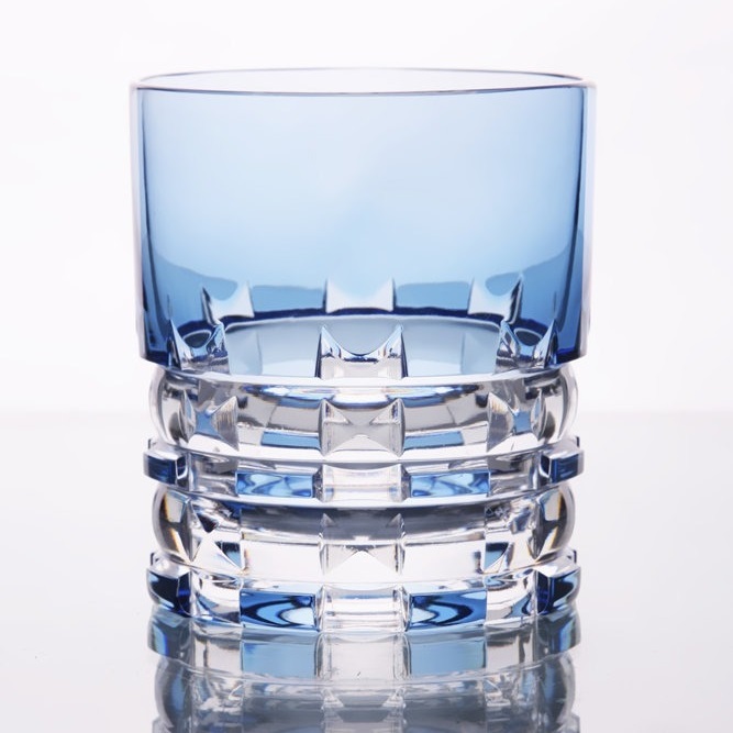 фото Набор стаканов для виски арнштадт 6шт голубой (домино 3363/9) arnstadt kristall