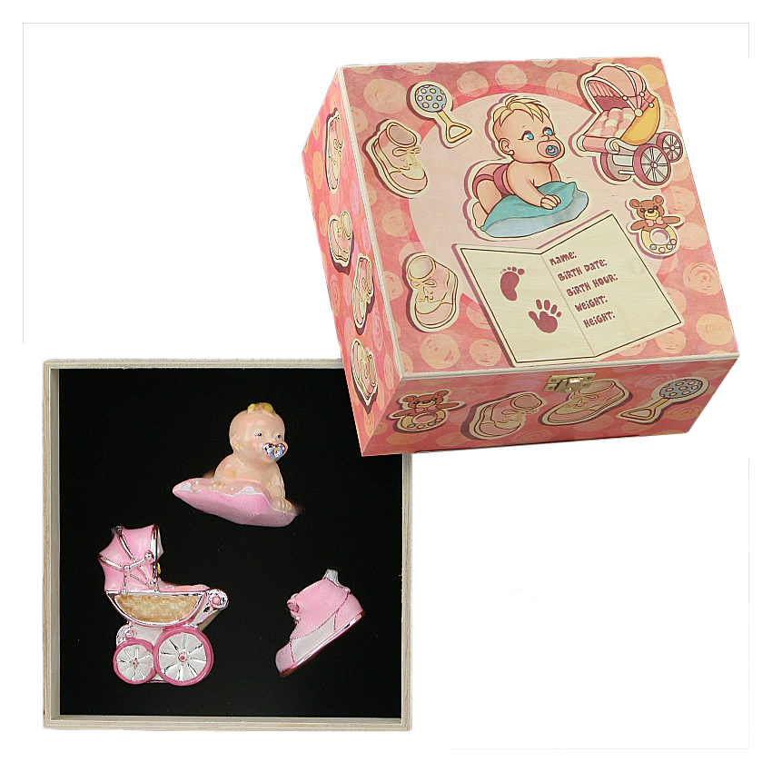 

Игрушка новогодняя Komozja family Первая коллекция малышки, Мультиколор