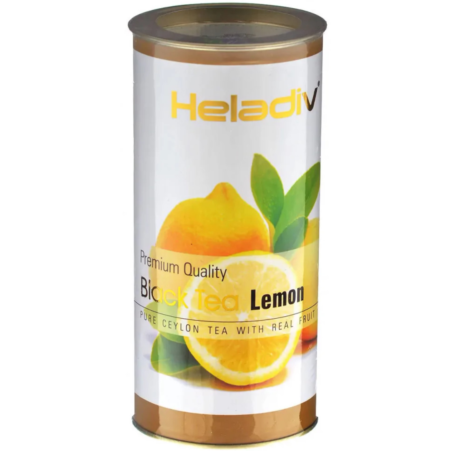 Чай черный Heladiv с лимоном, 100 г чай зеленый lemon лимон heladiv туба 100 г