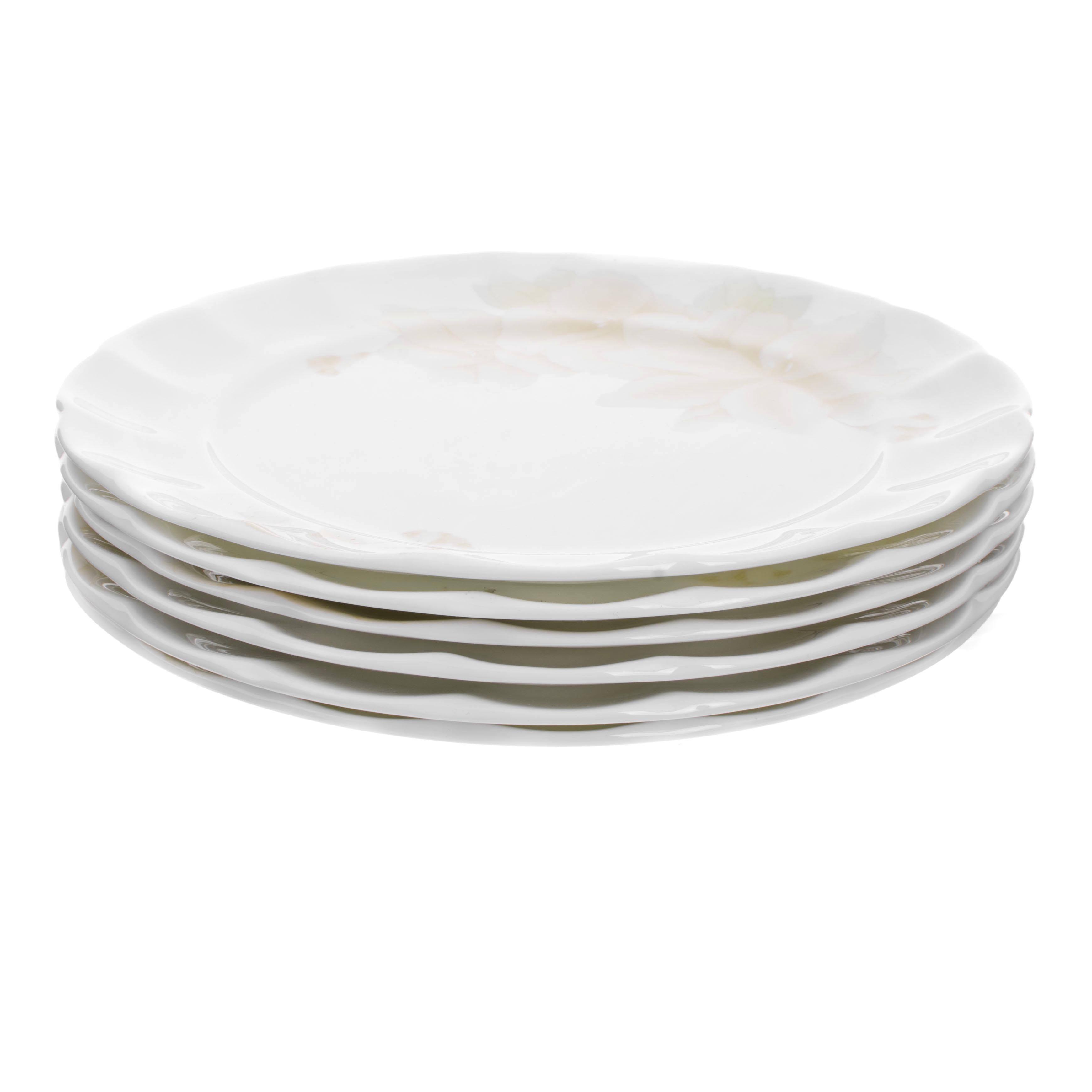 Набор тарелок Hatori Магнолия Крем 6 шт, цвет кремовый - фото 2