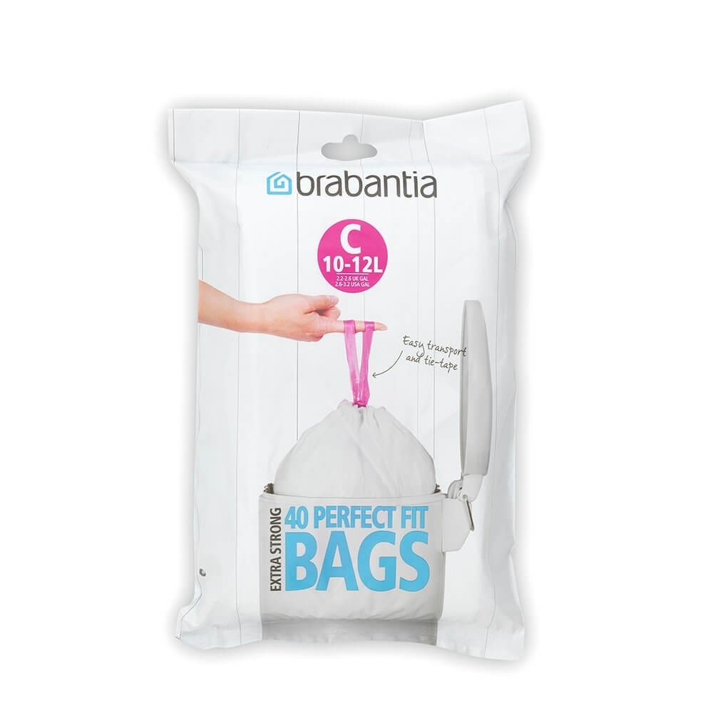 

Мешки мусорные Brabantia 10/12л 40шт, Белый