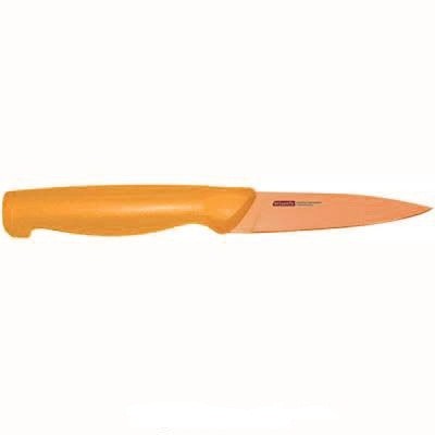 Нож для овощей 9см оранжевый Atlantis нож для чистки овощей одиссей 24710 sk atlantis