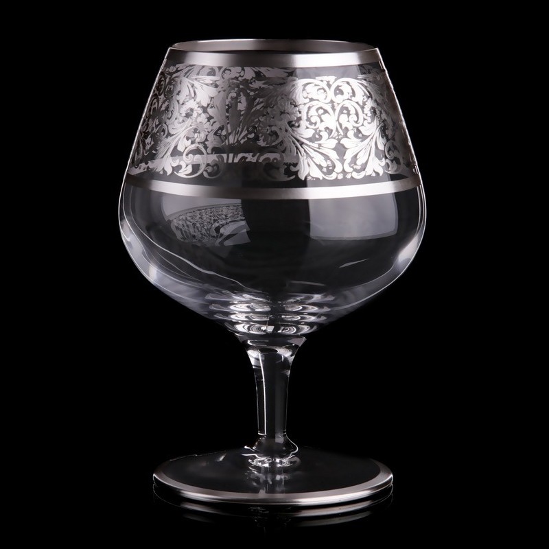 Бокал для бренди Timon S/3 Silver 6 шт бокал для бренди 250 мл стекло 6 шт glasstar барокко gn1 1740 3