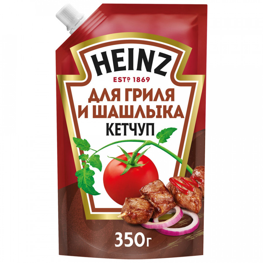 Кетчуп Heinz для гриля и шашлыка, 350 г кетчуп heinz для гриля и шашлыка 1000 гр