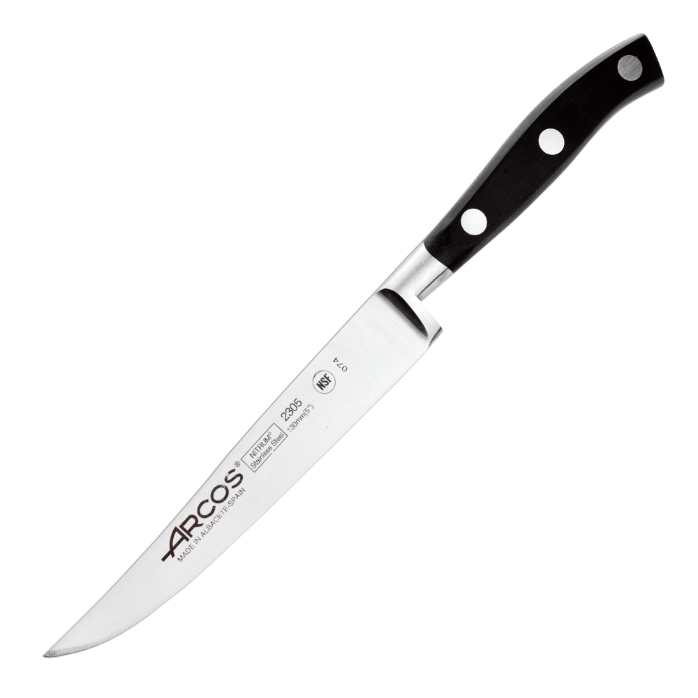 Нож для стейка Arcos Riviera 13 см нож мясной arcos обвалочный 13 см