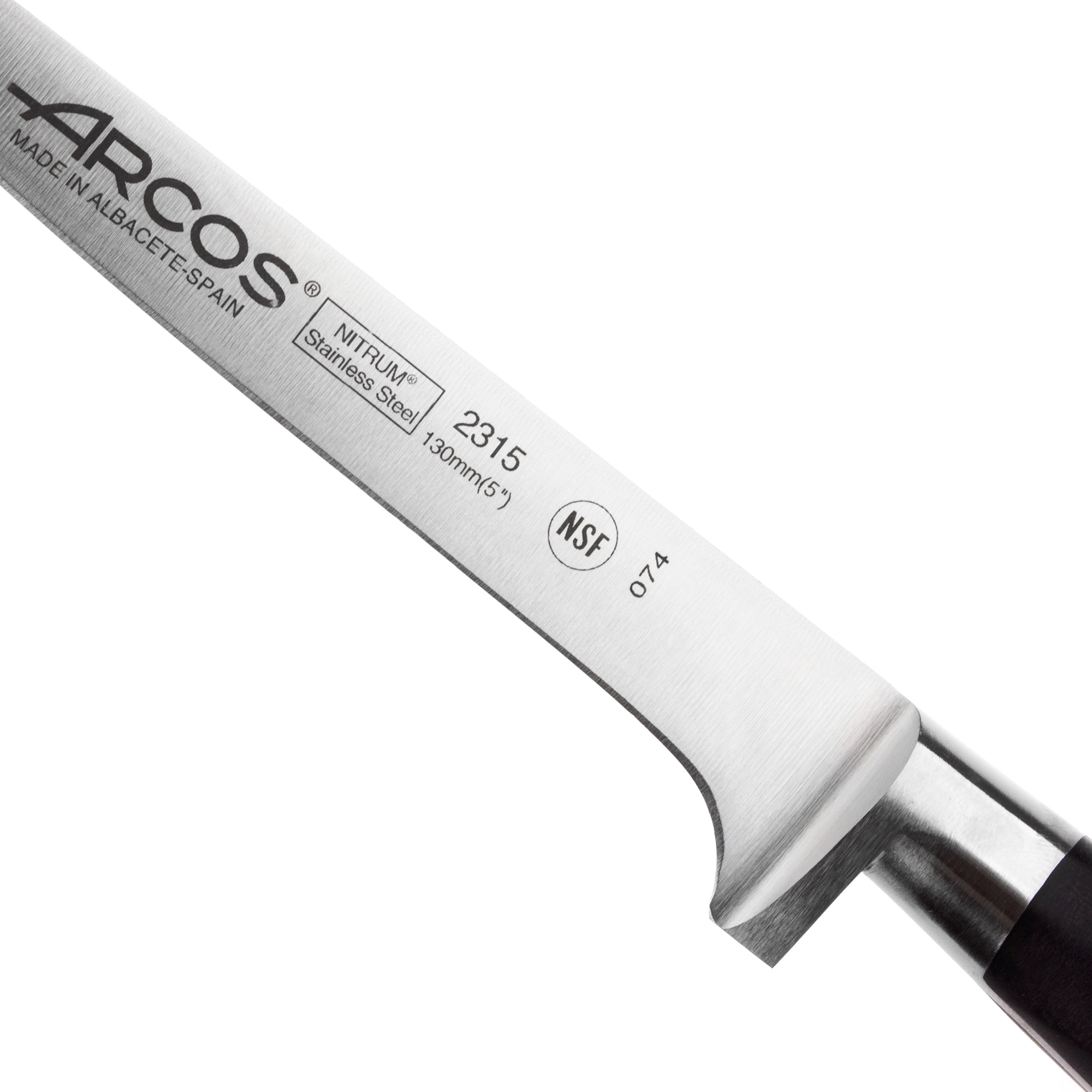 Нож мясной Arcos обвалочный 13 см, цвет черный - фото 2
