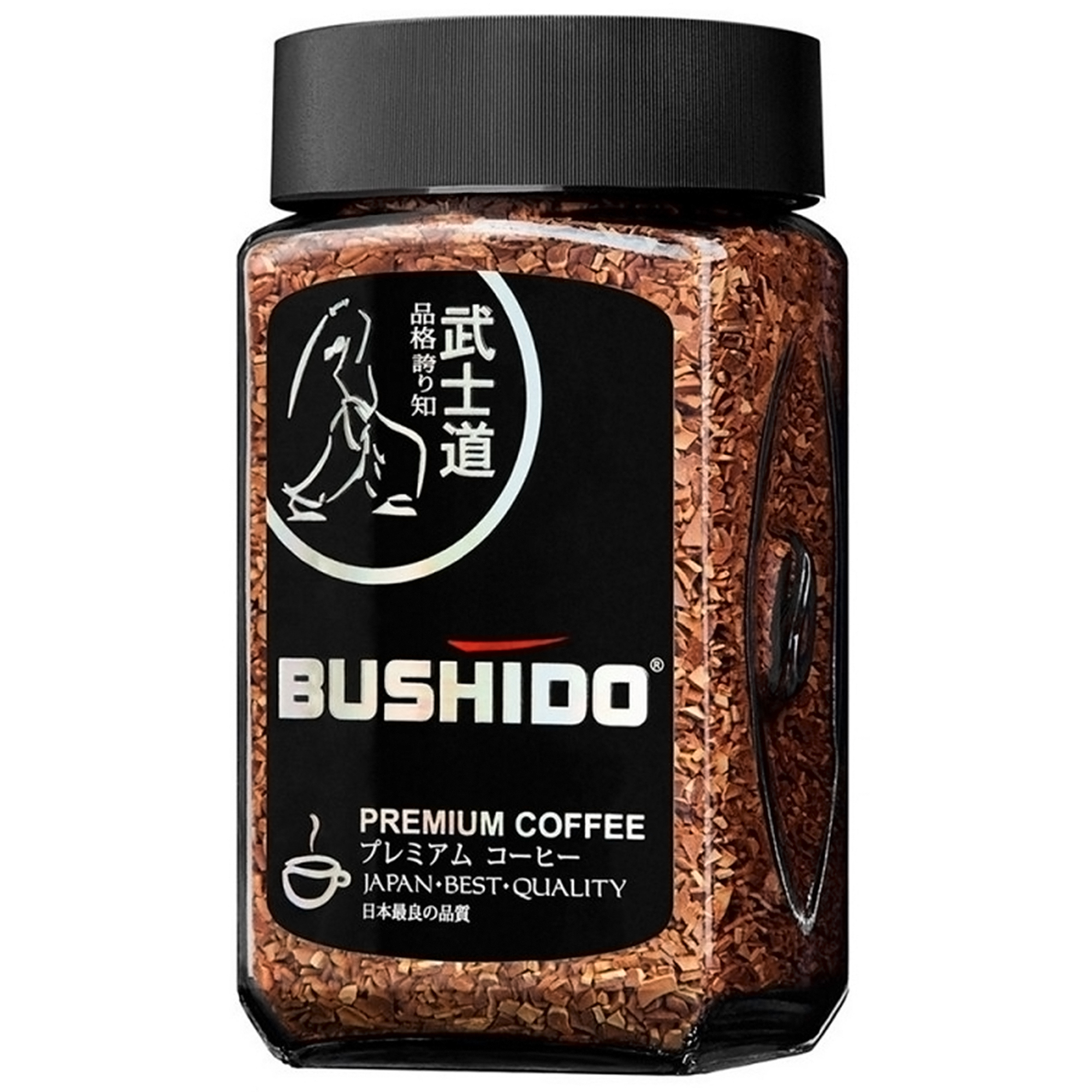Кофе Bushido Black Katana растворимый, 50 г кофе растворимый bushido kodo 95 г