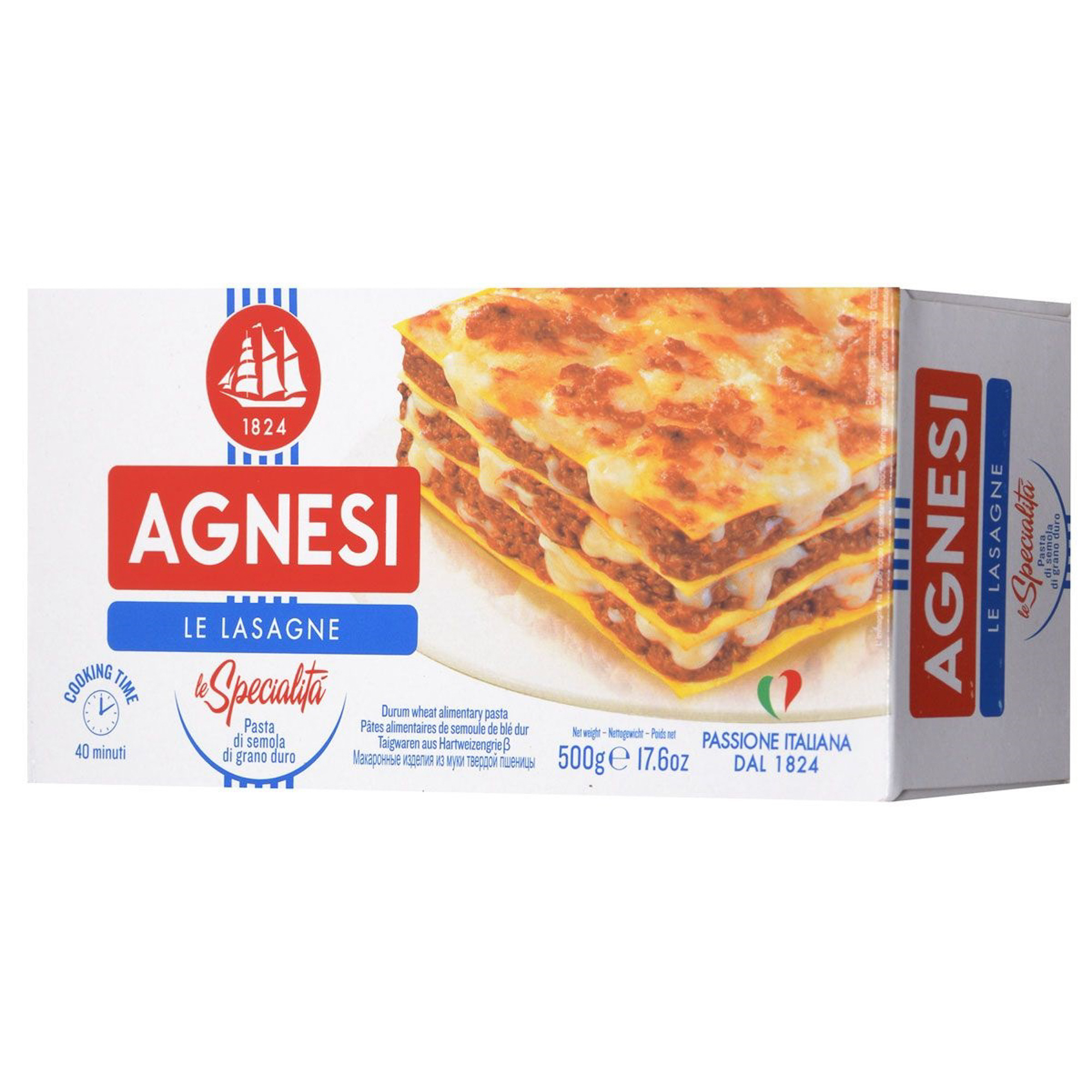 Лазанья Agnesi 500 г спагетти agnesi 500 г