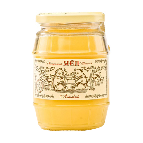 Мёд натуральный Медовая Долина липовый 480 г жимолость медовая ягодка