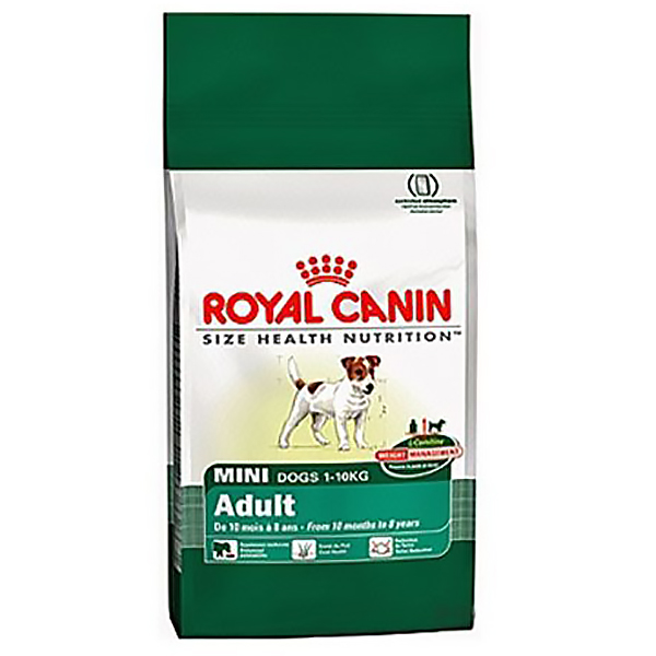 Корм для собак Royal Canin Size Mini Adult для мелких пород с 10 месяцев до 8 лет, птица 2 кг