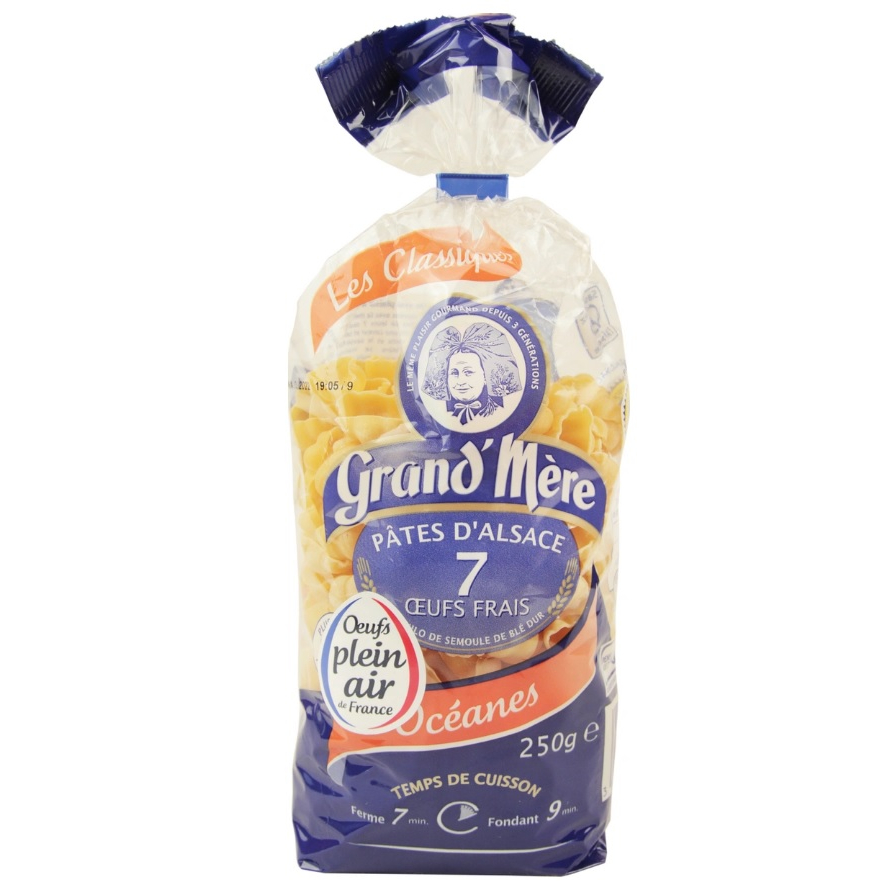 Макаронные изделия Grand Mere oceanes ракушки яичные, 250 г