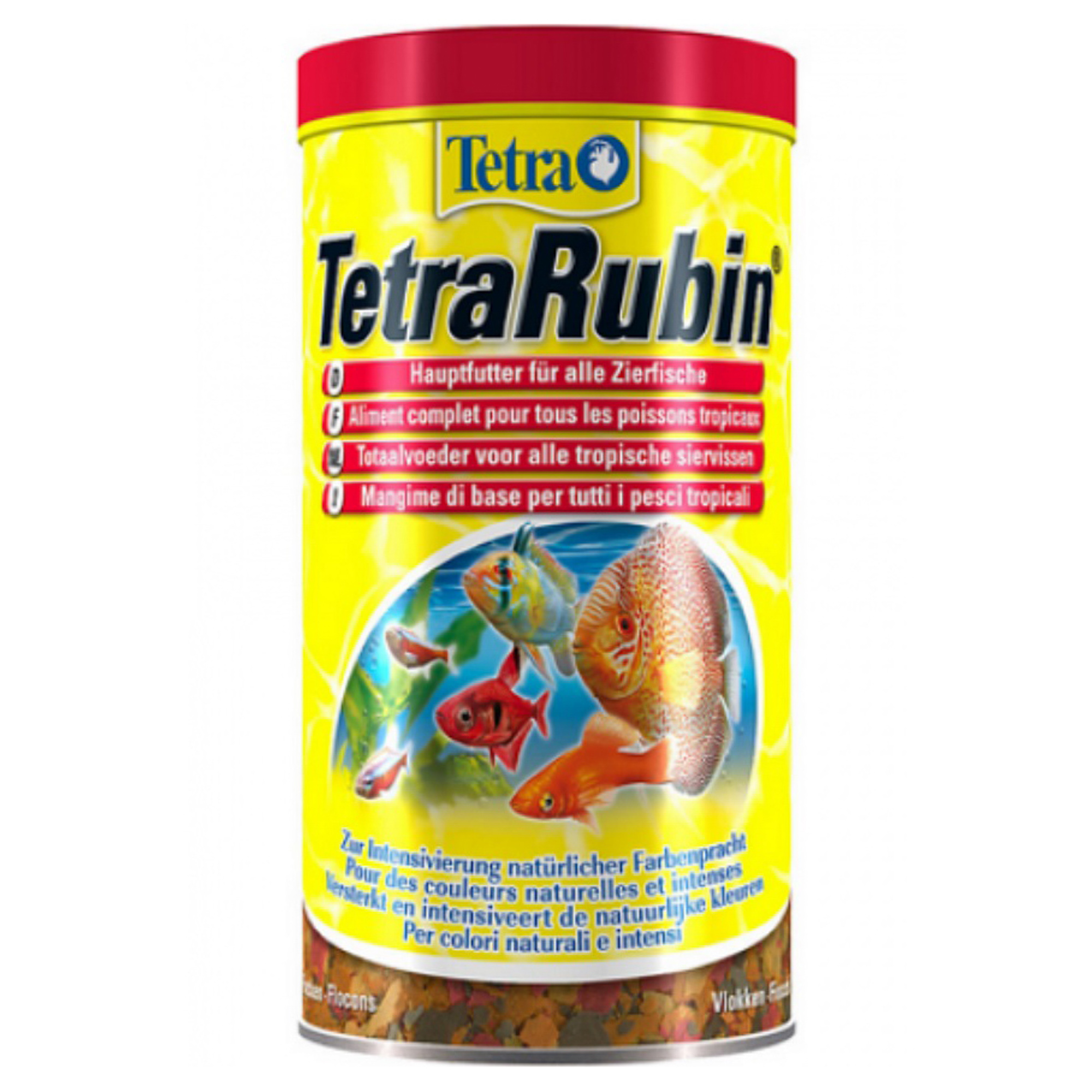 Корм для рыб TETRA Rubin для улучшения окраса 250мл tetra rubin хлопья для окраса рыб 250 мл