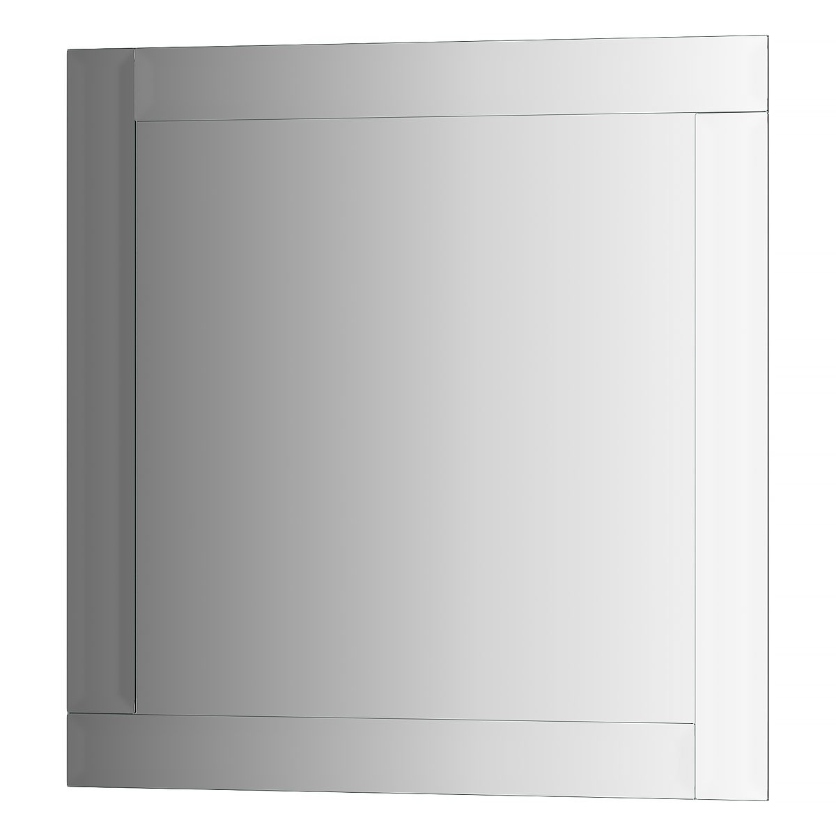 Зеркало Evoform с зеркальным обрамлением 60х60 см зеркало 60х60 см evoform primary by 0076