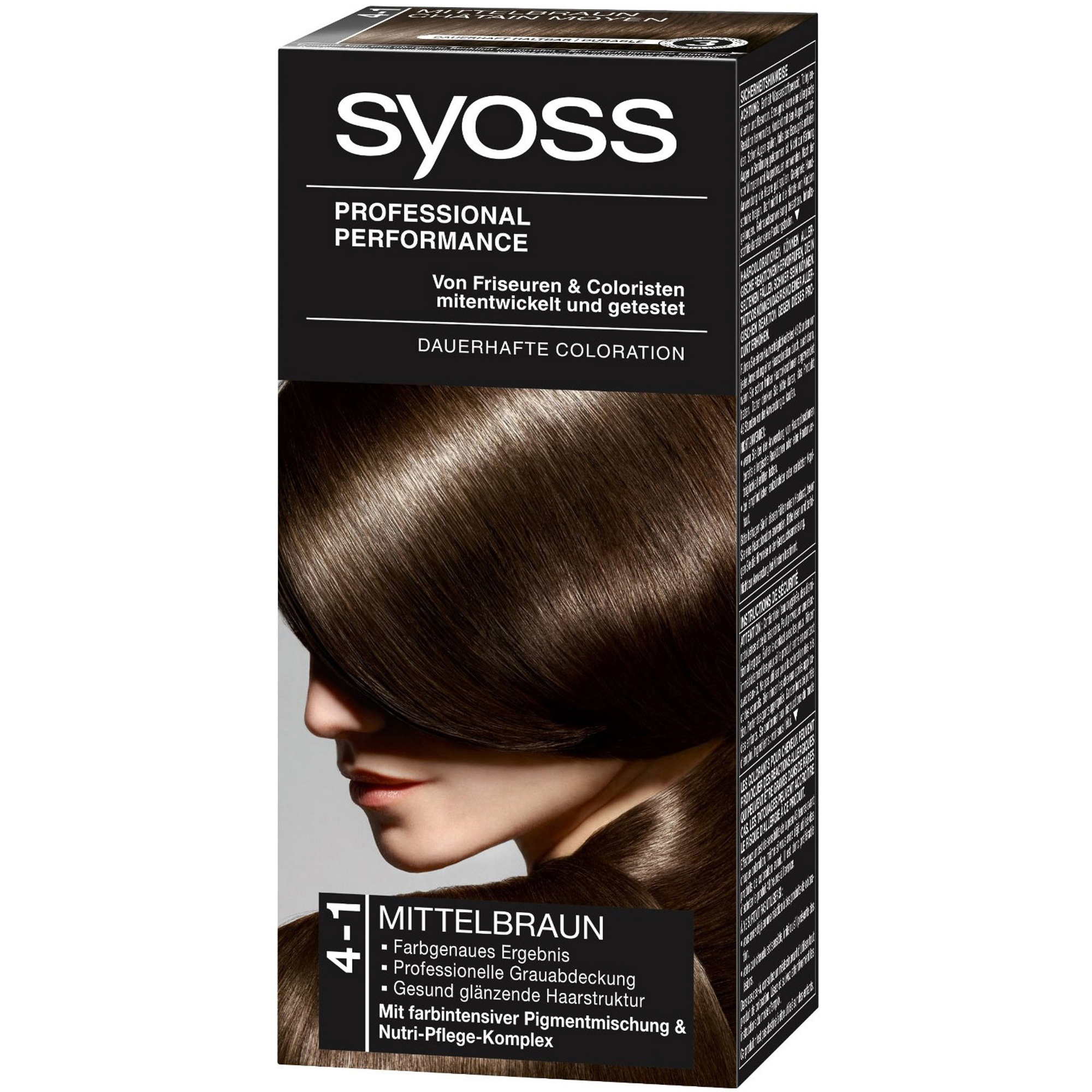 Краска для волос Syoss SalonPlex 4-1 каштановый крем для волос syoss root retoucher тонирующий эффект 7 дней оттенок 6 68 шоколадный каштановый 60 мл