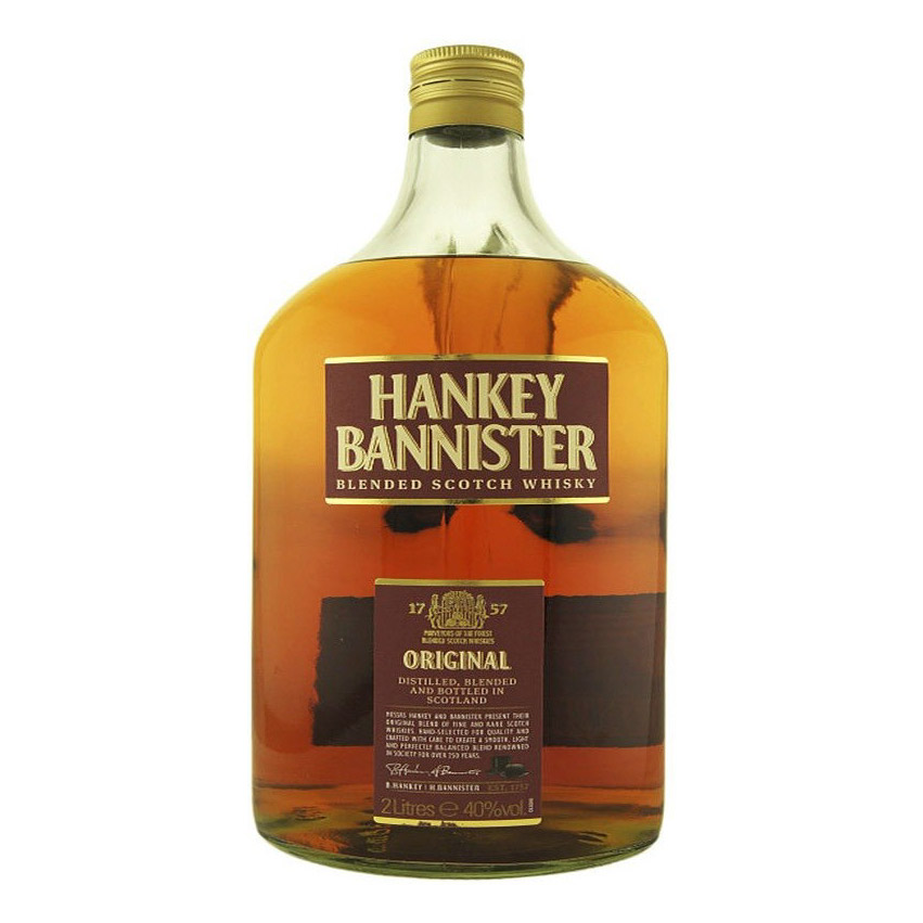 Виски 3. Виски Hankey Bannister. Виски Хэнки Бэннистер. Виски Hankey Bannister Original, 2 л. Виски купажированный шотландский Hankey Bannister.