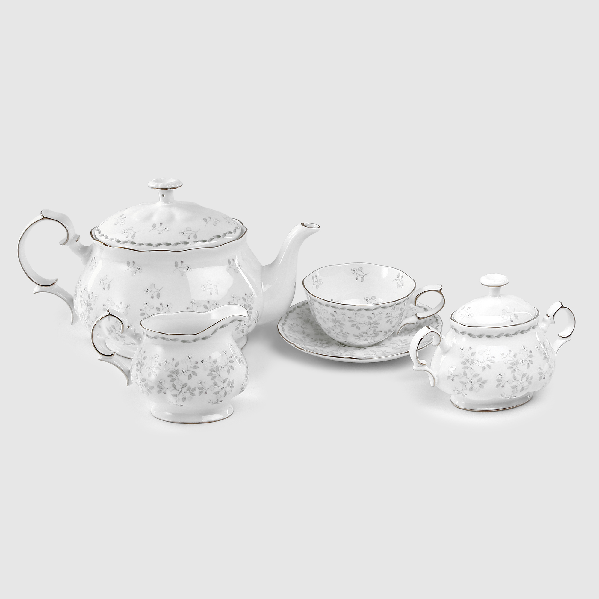 Сервиз чайный Hatori Джулия Грин Империал 16 предметов 6 персон чайный домик чашка с ами