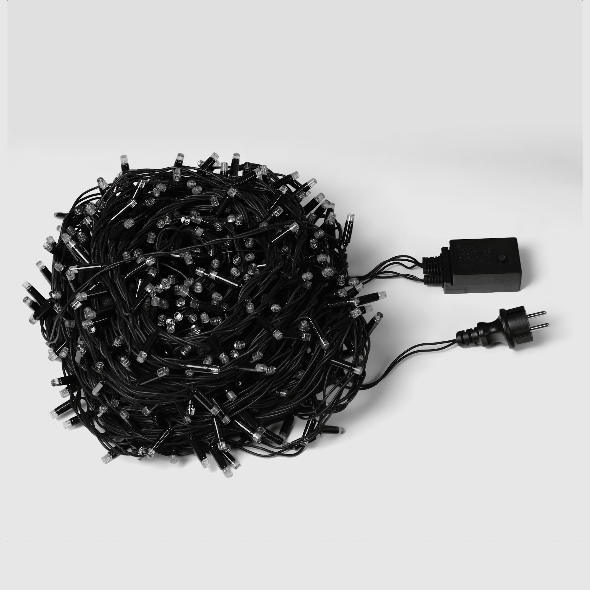Электрогирлянда Reason 1440 led белый, цвет черный - фото 7