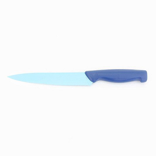 Нож для нарезки Atlantis Microban 17,5 см, цвет голубой - фото 1