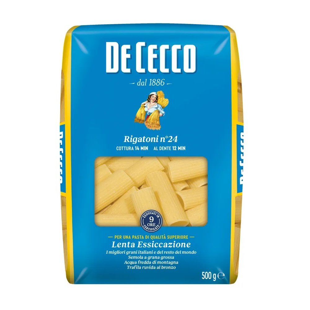 Макароны De Cecco Ригатони 24 500 г 279₽