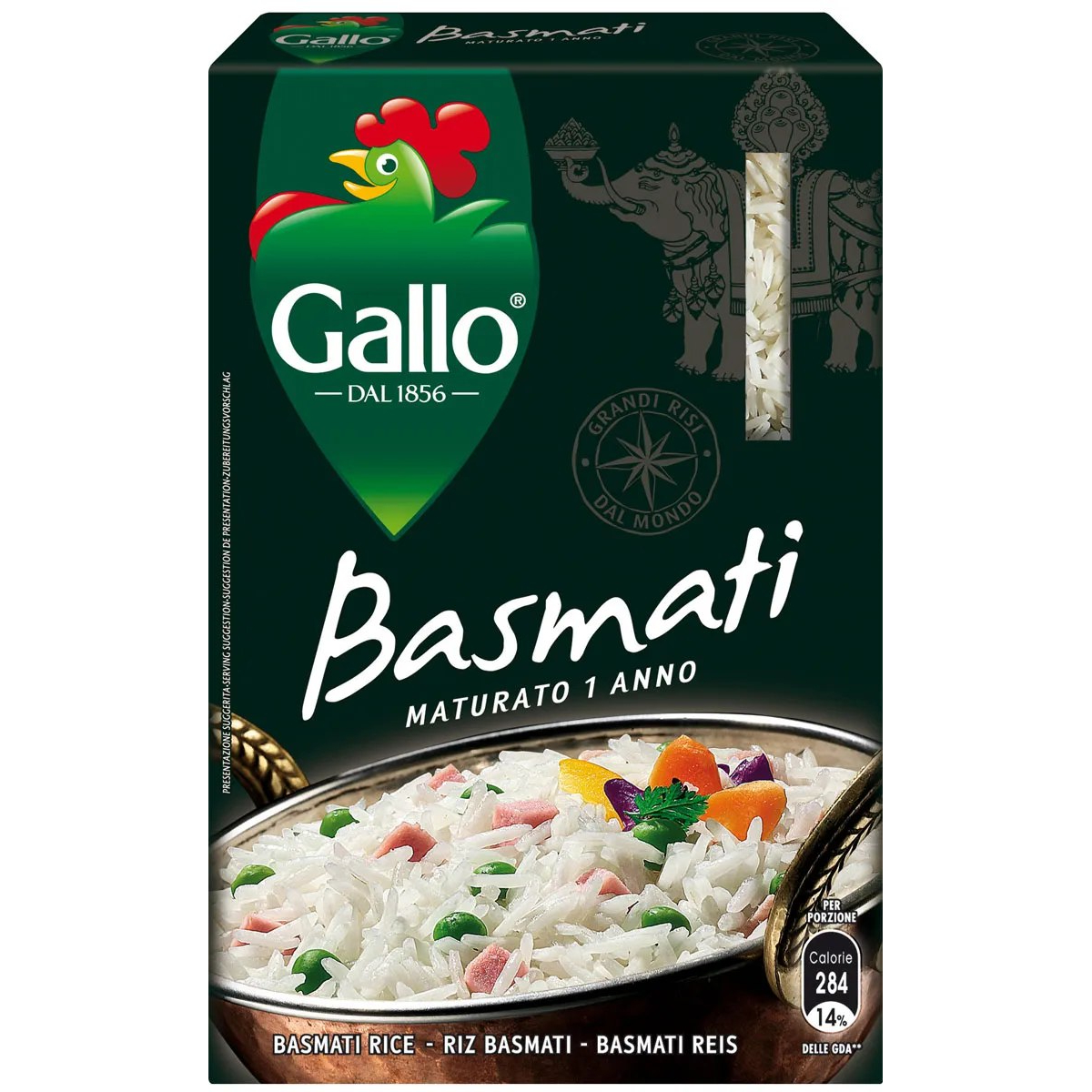 Рис Riso Gallo басмати, 500 г рис мистраль басмати белый ароматный в пакетиках 5х80 г