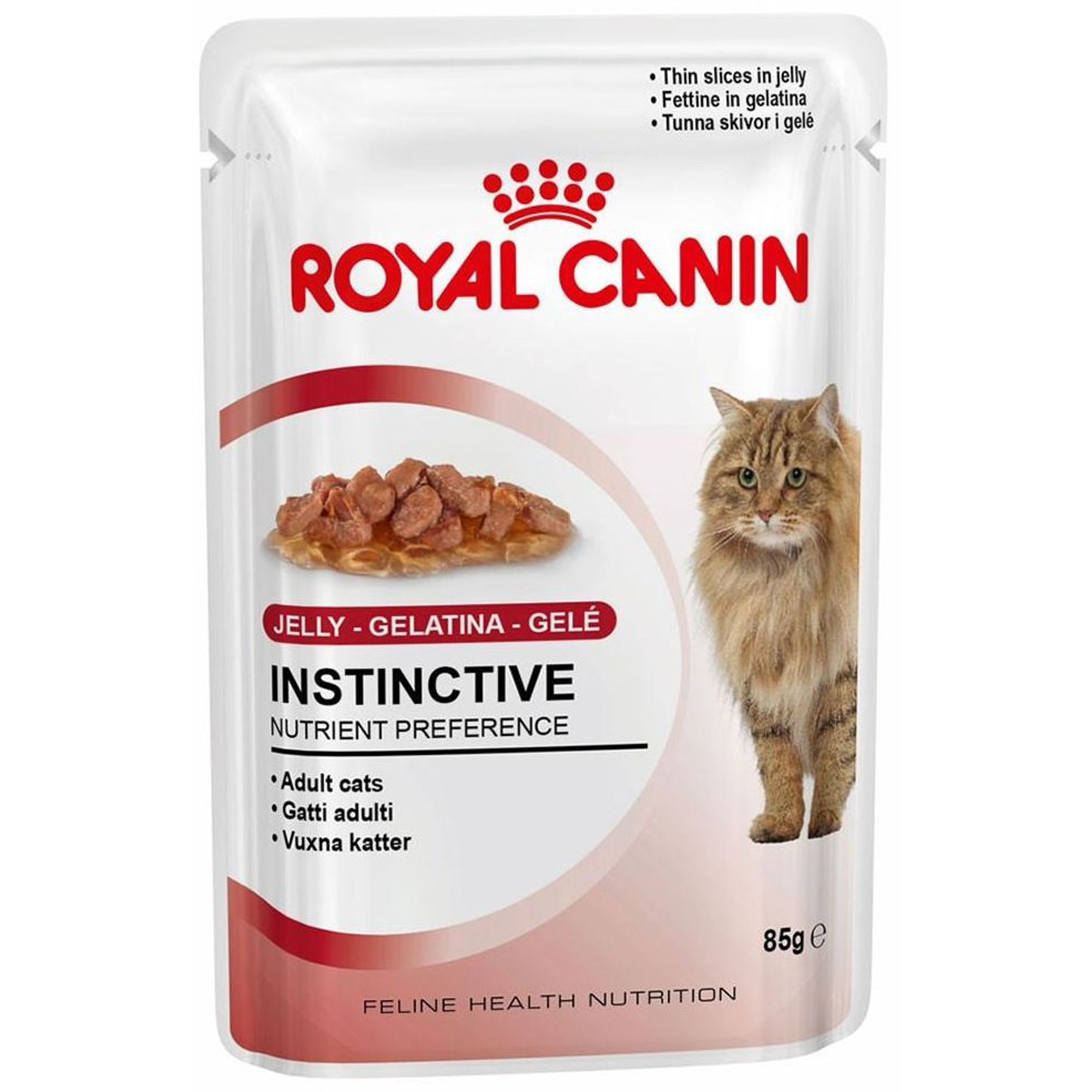 фото Корм для кошек royal canin instinctive мясные кусочки в желе 85г