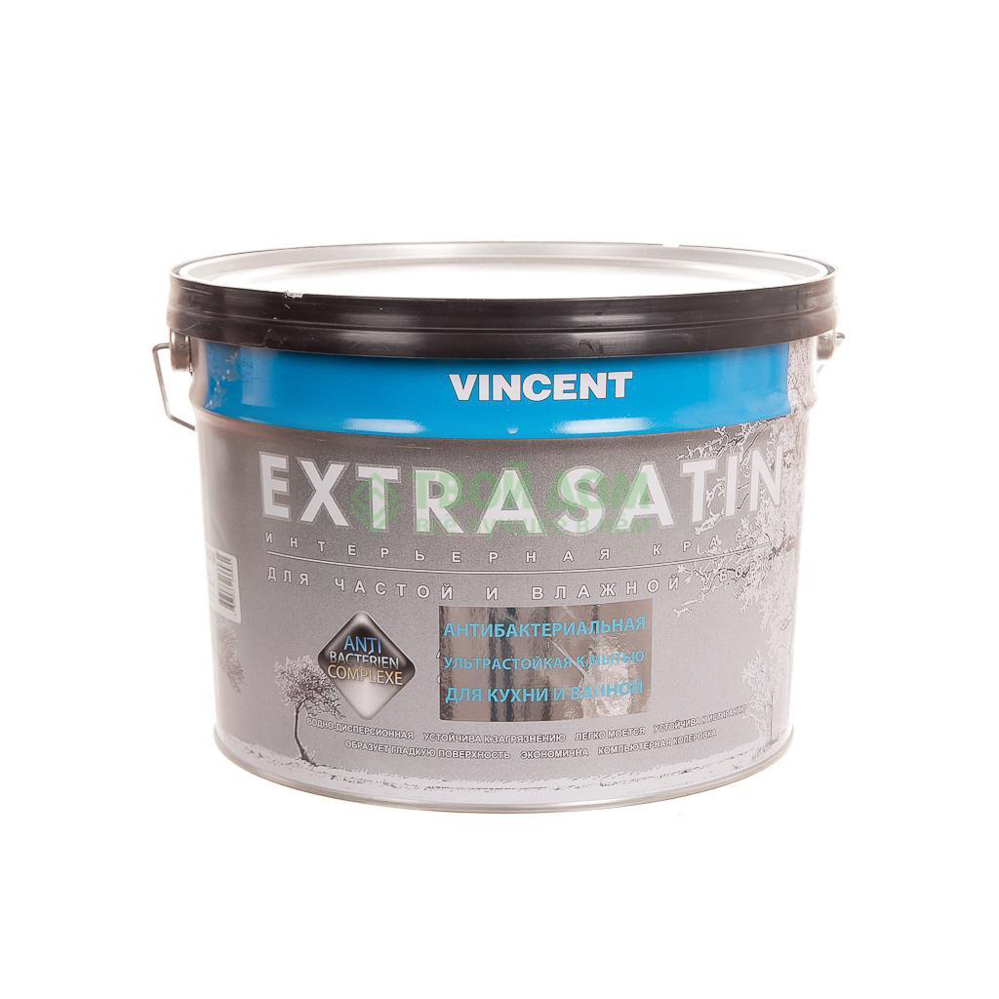 Краска Vincent Экстрасатин Base а 9л полуглянцевая (095-030)