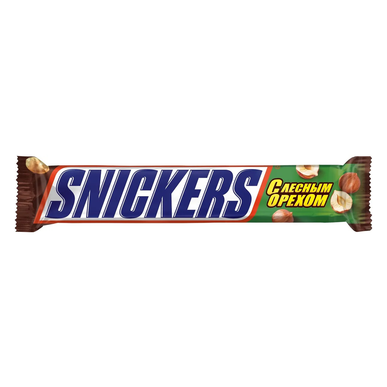 Шоколадный батончик Snickers Лесной орех, 81 г батончик шоколадный snickers криспер 60 г