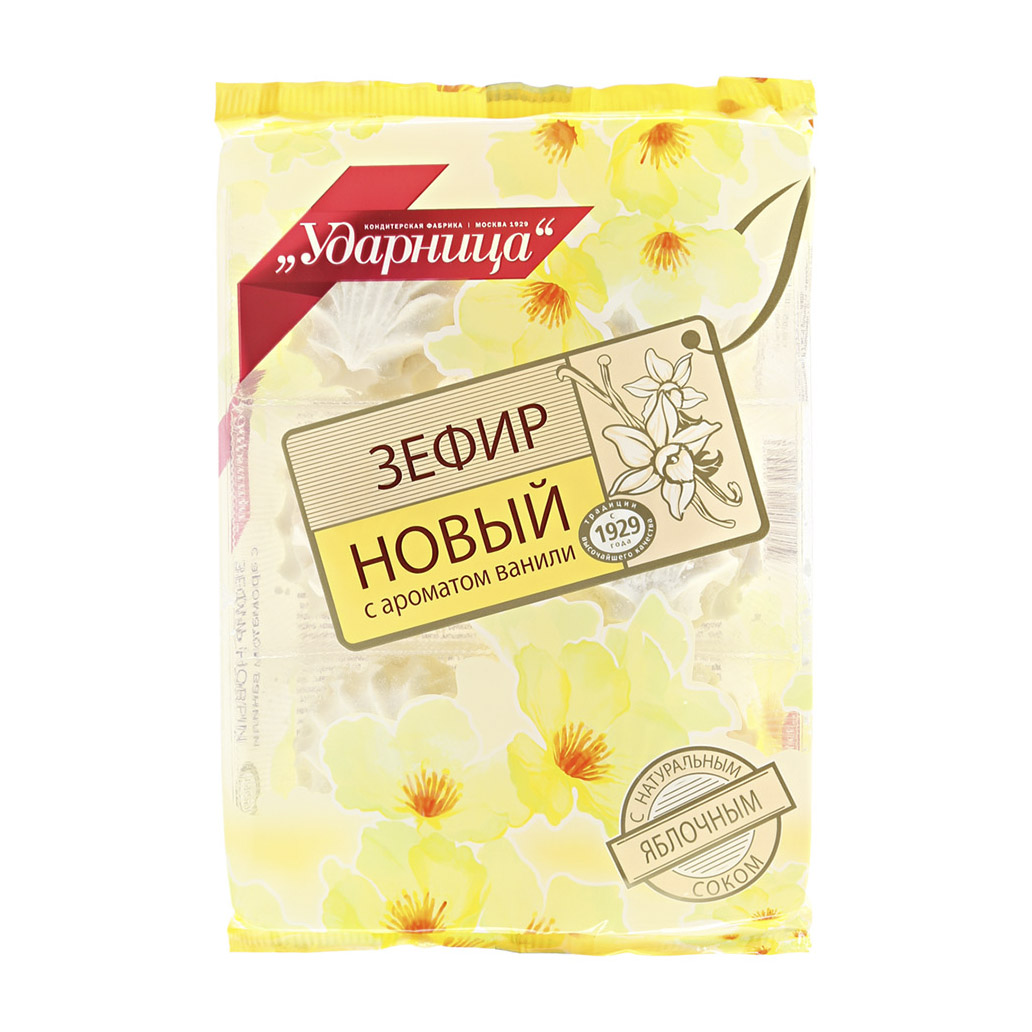 Зефир Ударница Новый с ароматом ванили 160 г