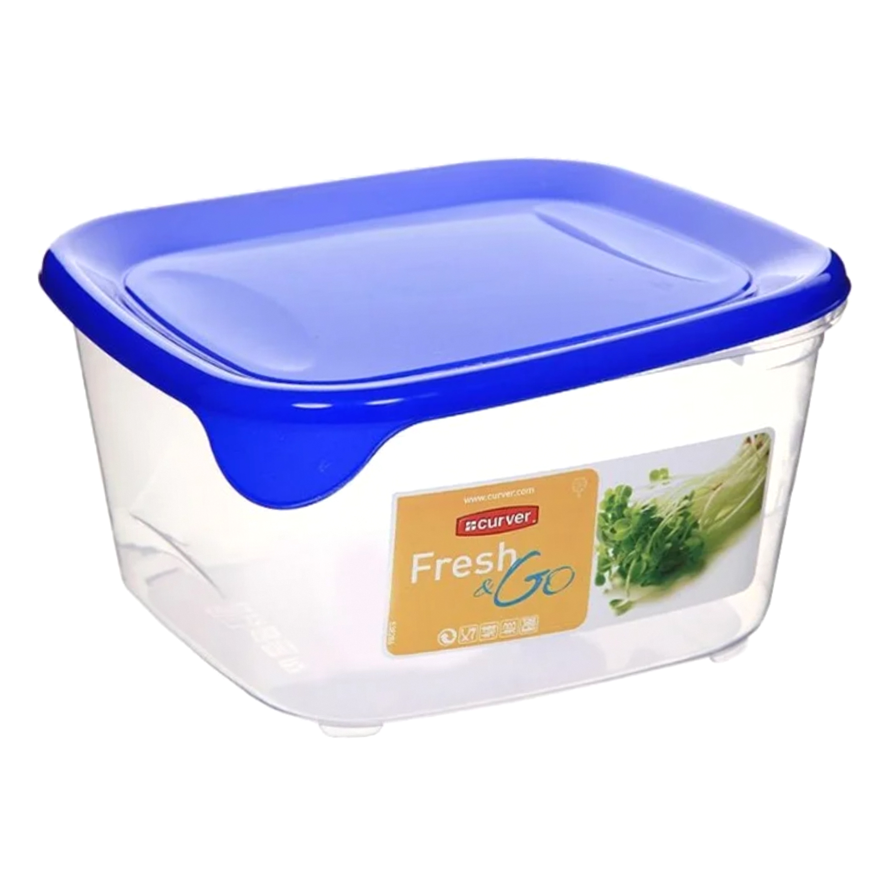 Контейнер для свч Curver fresh&go 1.2 л синий контейнер для хранения и стерилизации детских сосок и пустышек синий