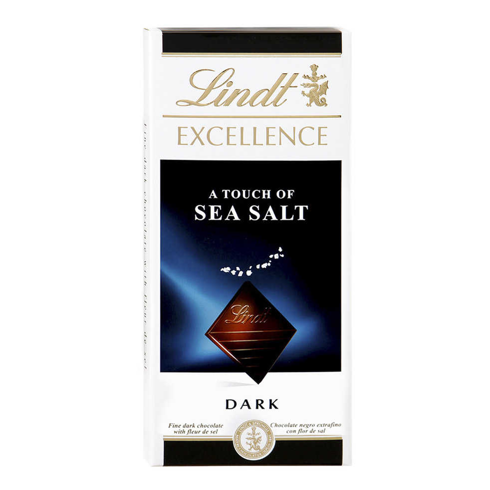 Шоколад Lindt Excellence темный с солью 100 г шоколад вдохновение горький с миндалем 75% какао 100 гр