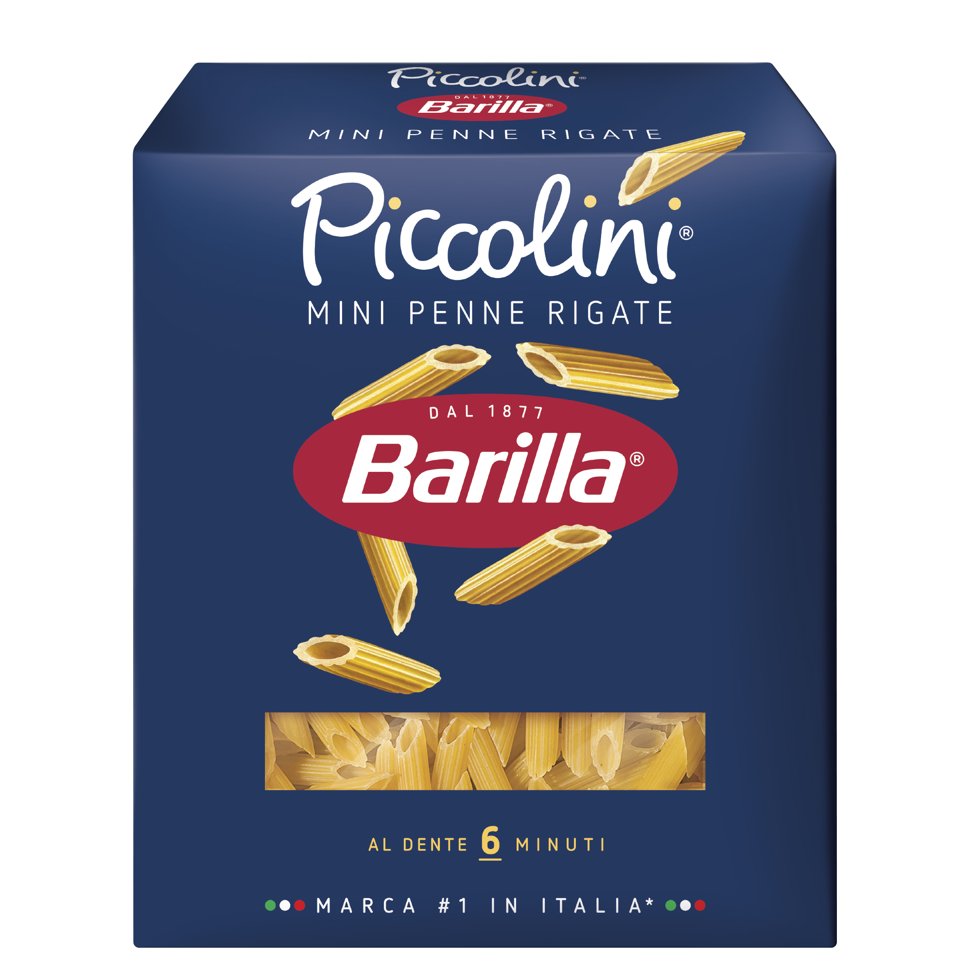 

Макароны Barilla Пикколини Мини Пенне Ригате 450 г