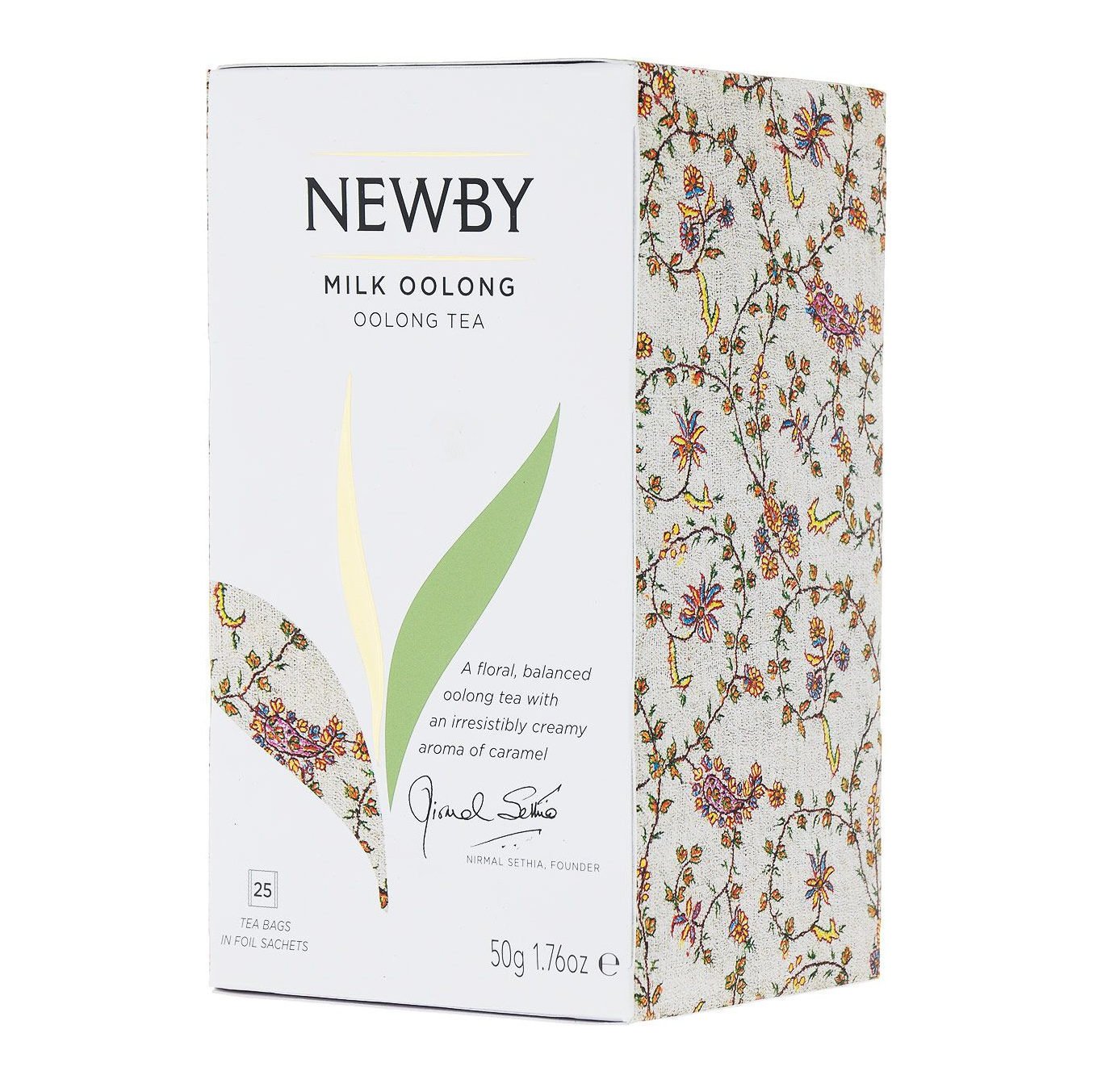 Чай зеленый Newby Молочный Улонг 25 пакетиков чай черный newby assam 25 пакетиков