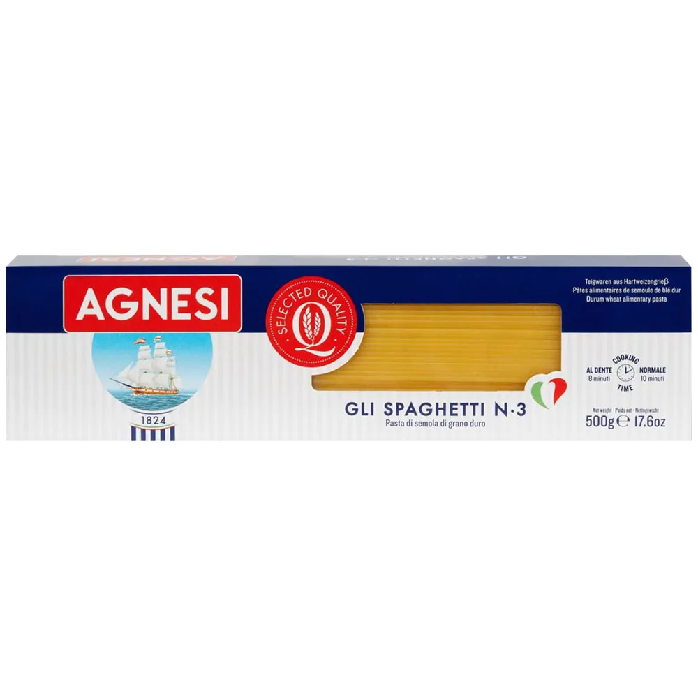 Макаронные изделия Agnesi спагетти, 500 г