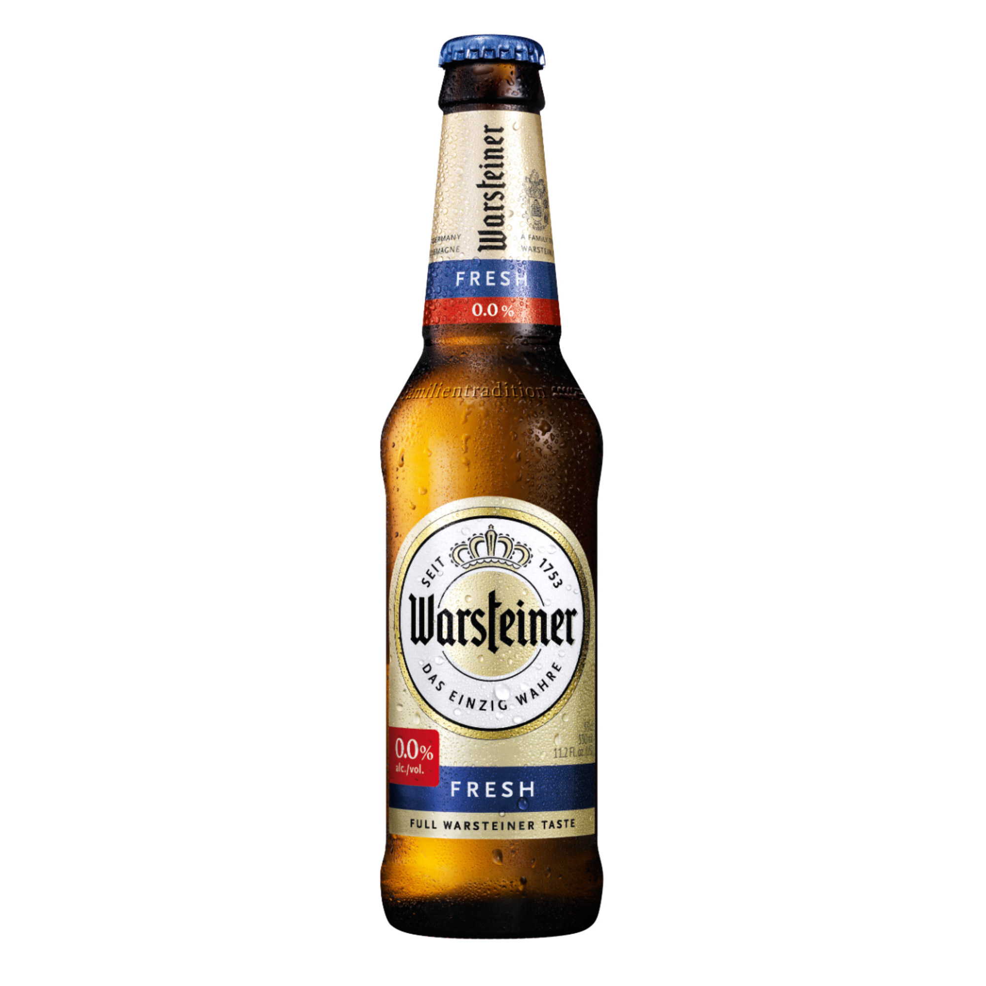 Пиво светлое безалкогольное Warsteiner Fresh фильтрованное 0,33 л