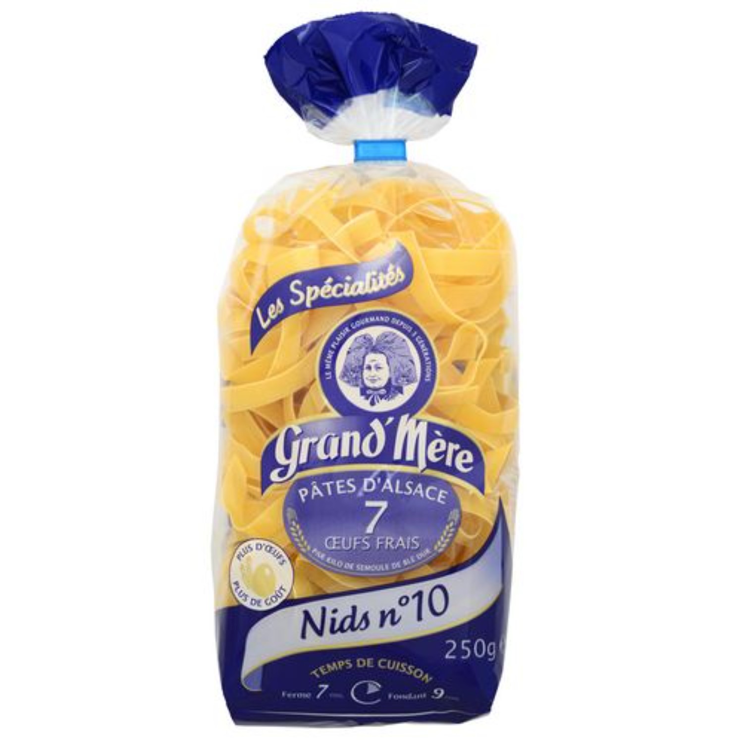 Макаронные изделия Grand Mere 7 яиц лапша гнезда 7 мм 250 г 319₽