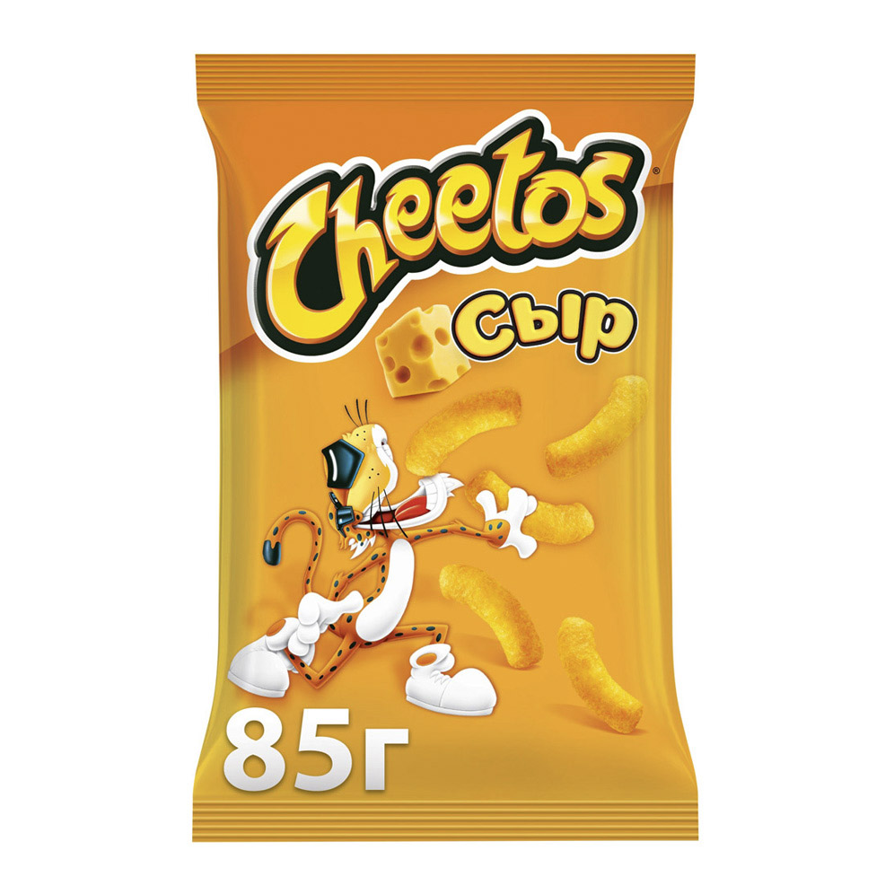 Кукурузные снэки Cheetos Сыр 85 г кукурузные снэки cheetos кетчуп 85 г