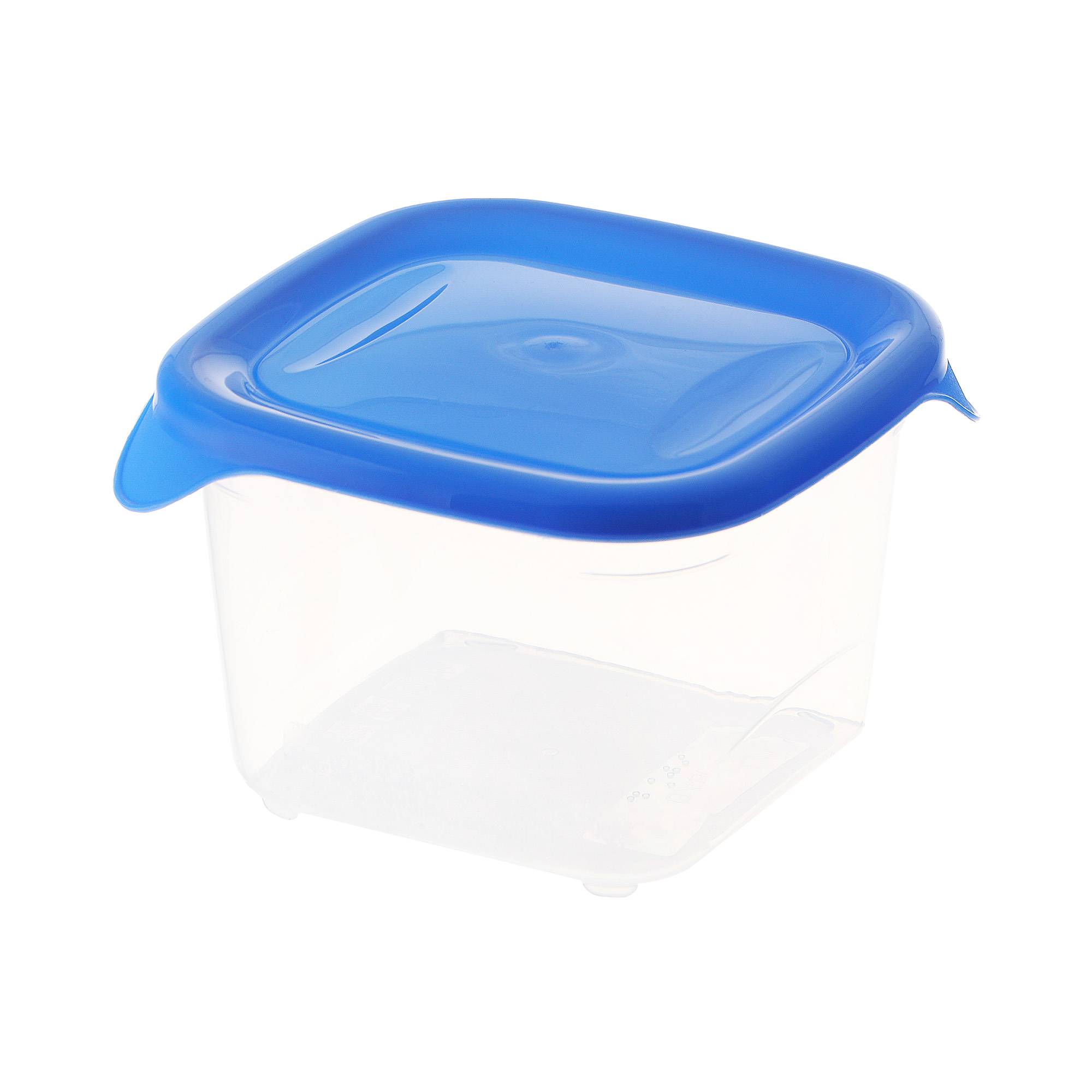 Контейнер Curver Fresh&Gо квадратный 0,45 л синий полочный контейнер тара ру 300x234x140 синий 12370